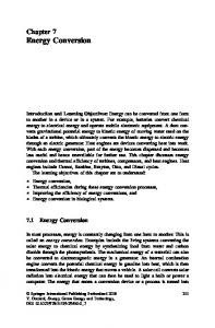 Energy Conversion - Springer Link