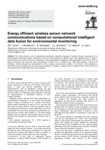 Energy efficient wireless sensor network ... - IEEE Xplore