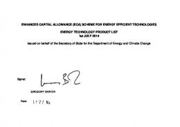 Energy Technology Product List - Gov.uk