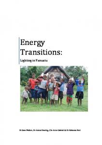 Energy Transitions - UQ eSpace