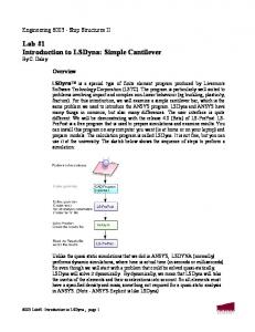 Engineering 6002 - Ship Structures