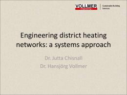 Engineering district heating networks