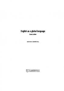 English as a global language