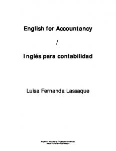 english for accountancy