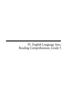 English Language Arts