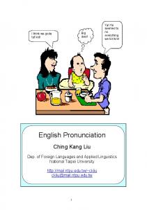 English Pronunciation