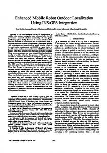 Enhanced Mobile Robot Outdoor Localization Using INS ... - IEEE Xplore