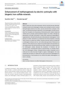 Enhancement of methanogenesis by electric