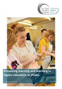Enhancing learning and teaching in higher education ...