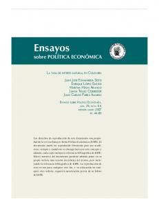 Ensayos - SciELO Colombia