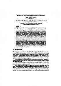 Ensemble KNNs for Bankruptcy Prediction - Semantic Scholar