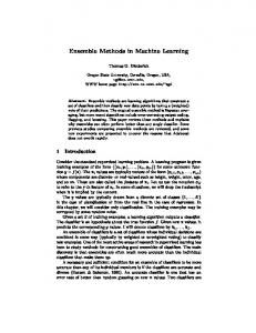 Ensemble Methods in Machine Learning