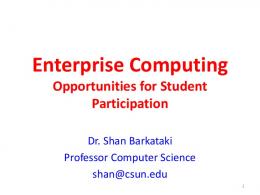 Enterprise Computing