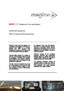 Entry Level UAV System - Magline.es