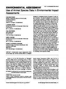 environmental assessment - Springer Link