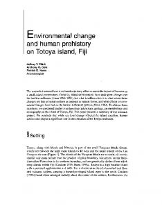 Environmental change and human prehistory on ...