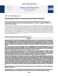 Environmental OMICS - Semantic Scholar