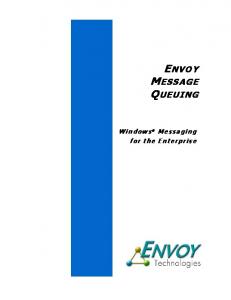 ENVOY MESSAGE QUEUING - Envoy Developer Portal