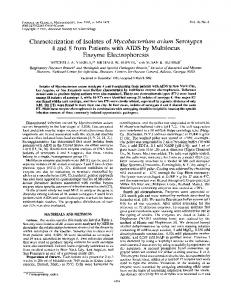 Enzyme Electrophoresis - Journal of Clinical Microbiology - American ...