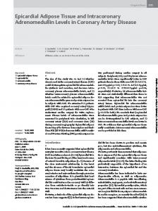 Epicardial Adipose Tissue and Intracoronary ...