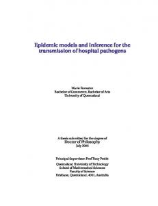 Epidemic models and inference for the transmission of hospital ... - Core