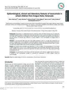 Epidemiological, clinical and laboratory features of ...