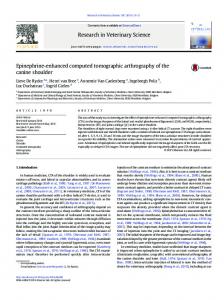 Epinephrine-enhanced computed tomographic