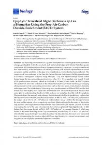 Epiphytic Terrestrial Algae - MDPI