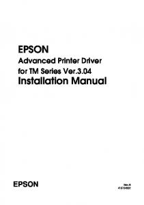 EPSON Installation Manual - POSMicro.com