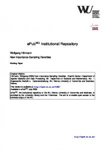 ePub Institutional Repository - ePub WU