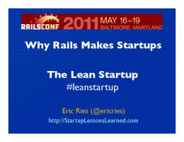 Eric Ries Presentation - cdn.oreilly.com