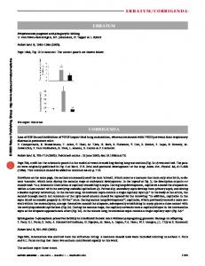 erratum/corrigenda erratum corrigenda - Nature