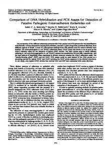 Escherichia coli - Journal of Clinical Microbiology - American Society ...