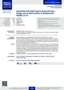 Escherichia Coli PagP Enzyme-Based De Novo