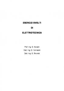 ESERCIZI SVOLTI DI ELETTROTECNICA - DEE