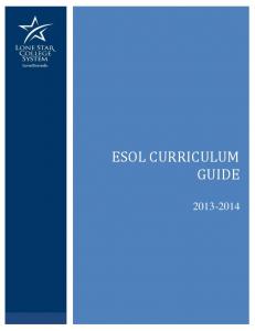 ESOL Curriculum GUide - Lone Star College System