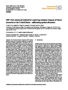 ESP v2.0 - Geosci. Model Dev.