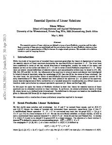 Essential Spectra of Linear Relations