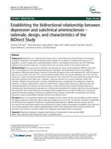 Establishing the bidirectional relationship between ... - BioMedSearch
