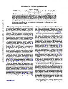 Estimation of Gaussian quantum states