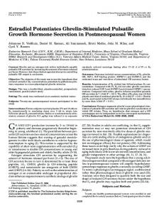 Estradiol Potentiates Ghrelin-Stimulated Pulsatile ... - Semantic Scholar