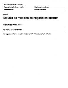 Estudio de modelos de negocio en Internet.pdf - e-Archivo