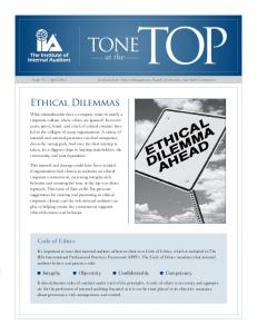 Ethical Dilemmas - Global Institute of Internal Auditors