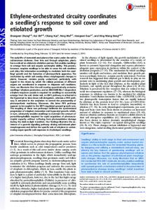 Ethylene-orchestrated circuitry coordinates a ... - Semantic Scholar