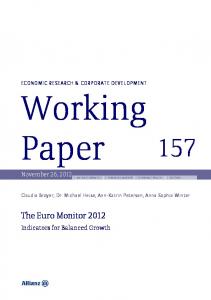 EURO MONITOR 2012 - Allianz