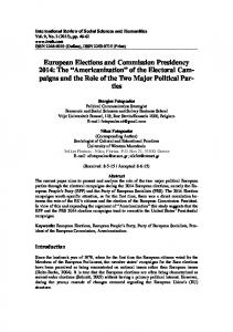 European Elections and Commission Presidency 2014 - International ...