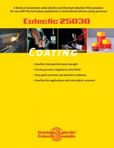 Eutectic 25030.indd - Castolin Eutectic