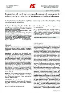 Evaluation of contrast-enhanced computed tomographic ... - CiteSeerX