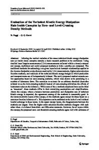 Evaluation of the Turbulent Kinetic Energy Dissipation Rate Inside ...