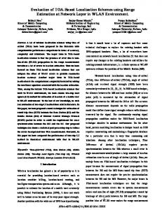 Evaluation of TOA-Based Localization Schemes using ... - IEEE Xplore